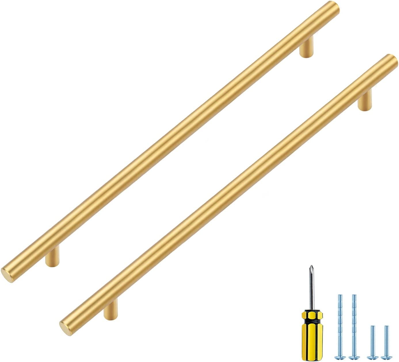 Zoizocp Gold Handles 25 Pack 10 inch Brushed Gold Pulls