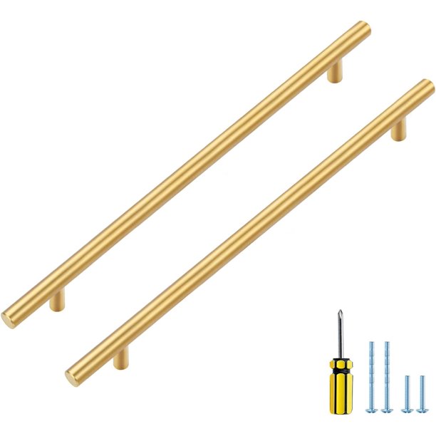 Zoizocp Gold Handles 25 Pack 10 inch Brushed Gold Pulls