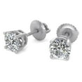 thumbnail image 3 of F/I1 1/6-2.00 Carat TW Diamond Stud Earring in 14k White Gold (1/2ct+ are certified), 3 of 6