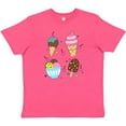 thumbnail image 3 of Inktastic Ice Cream with Patterns Youth T-Shirt, 3 of 5