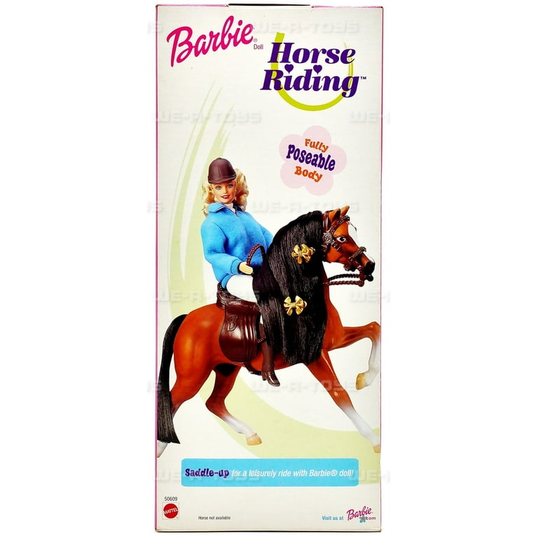 人形 Barbie 2000 Horse riding Horse Riding Barbie Doll 2000 Mattel 50609 - Walmart.com