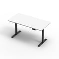 thumbnail image 4 of Aki Desk - BLACK Frame - WHITE Tabletop 140x70cm | 55x28in, 4 of 9