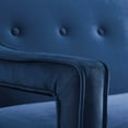 thumbnail image 5 of Modway Concur Button Tufted Performance Velvet Sofa, Blue, 5 of 5