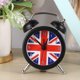 thumbnail image 4 of 1pc Union Flag Pattern Clock Desktop Alarm Clock Bedside Wake-up Device Mini Time Displayer for Home Dorm, 4 of 4