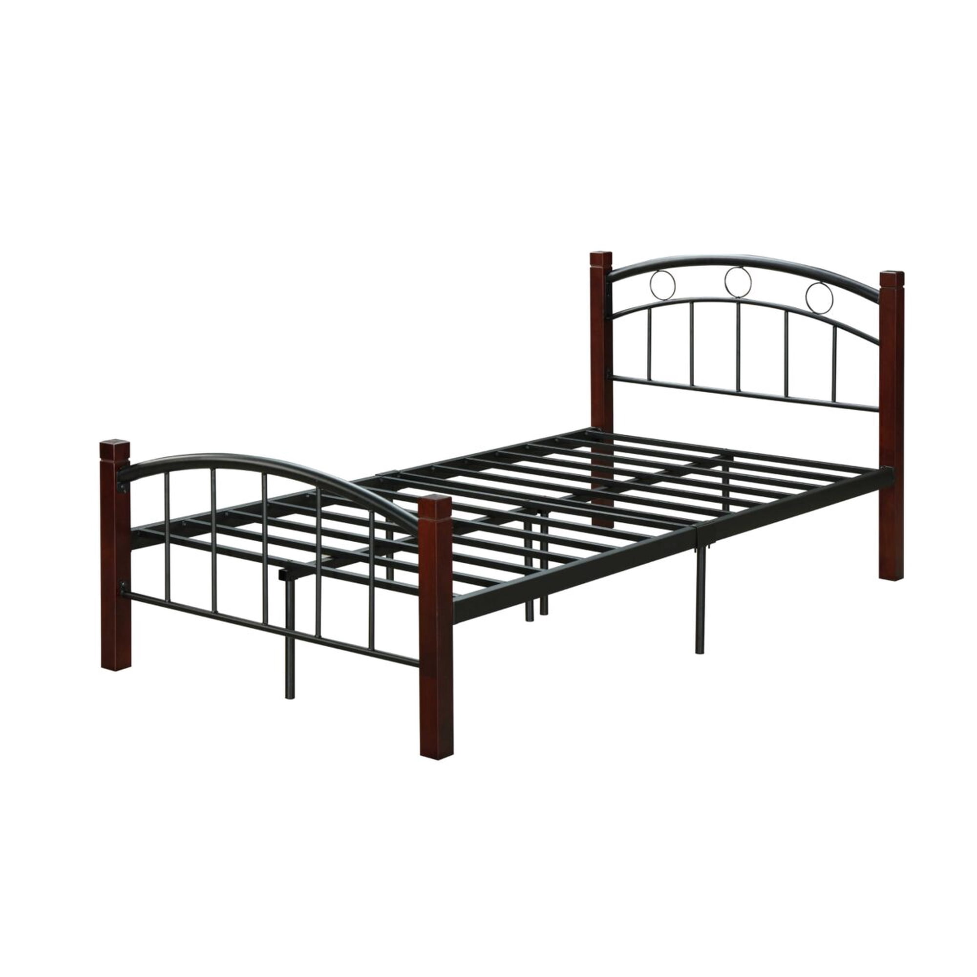 Hodedah Complete Metal Bed Queen Size