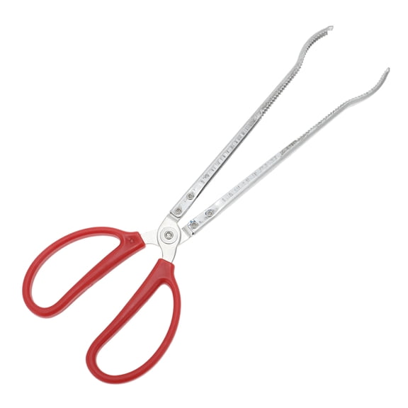 Unique Bargains Snake Feeding Tongs Ergonomic Design Stainless Steel Tweezers Ball Python Accessories Curved Design Extra Long 15 Inch Silver Tone 1 Pcs