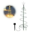 thumbnail image 6 of Farfi Solar Garden Light LED Illumination Light Weather Resistant Automatic Charging Solar Powered Christmas Tree Lamp Outdoor Decoration(Colorful Light), 6 of 13