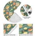 thumbnail image 2 of SKYSONIC Thanksgiving Tree Skirt Watercolor Pumpkins Xmas Tree Skirt Floor Door Round Mat Decorations for Holiday Party Home Christmas Day Ornaments 47.2 Inch, 2 of 6