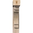 thumbnail image 2 of Ekena Millwork 7 1/2"W x 32"D x 36"H Merced Block Smooth Bracket w/ Offset Brace, Douglas Fir, 2 of 25