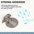 thumbnail image 2 of Magnetic Door Stopper Floor Mount | No Drilling Required | Powerful Magnet Holds Door Securely | Prevents Slamming & Wall Damage | Easy Peel & Stick Installation | Rustproof & Modern Design, 2 of 4