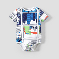thumbnail image 3 of PatPat Ensembles de Pyjamas Assortis pour la Famille Pyjamas Comics Dinosaurs avec Poches, 3 of 6
