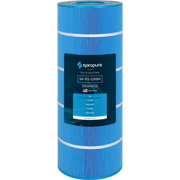 SpiroPure Replacement for Hayward CX1200RE Unicel C-8412 C-8412AM Pleatco PA120 PA120-M Filbur FC-1293 FC-1293M Waterway 817-0125N Blue Media Hot Tub Spa Pool Cartridge