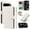 White, variant on Dteck Case for Google Pixel 9 Pro Wallet Cover PU Leather Flip Folio Phone Case with Card Holder and Wrist Strap Wallet Protective Cover, White