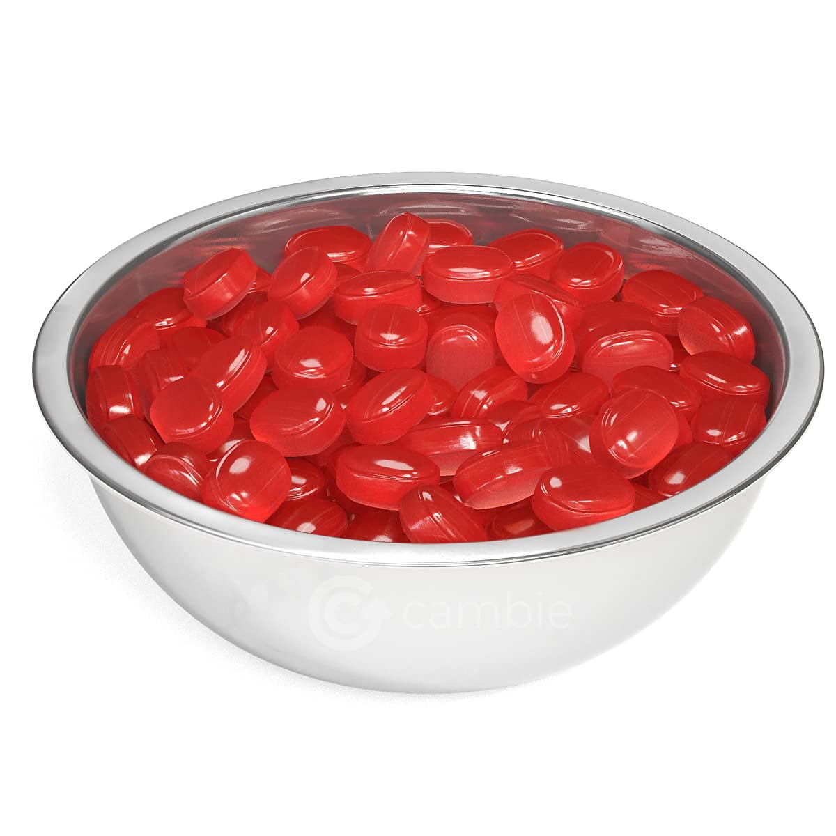 Strawberry Filled Bon Bons  -1.5 lbs of Individually Wrapped Old Fashion Christmas Hard Strawberry Candy Filled With Real Fruit (24oz)