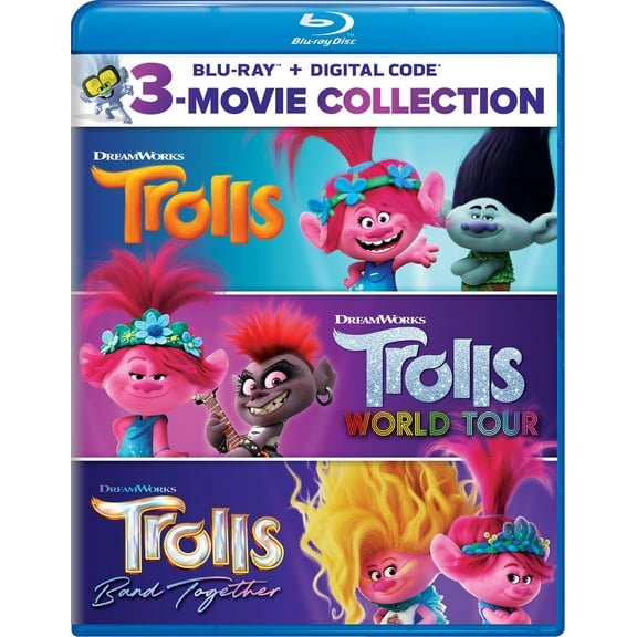 Trolls 3-Movie Collection (Blu-ray   Digital Copy)