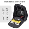 thumbnail image 4 of Mochila para moto KEMIMOTO Hardshell resistente al agua, 4 of 8