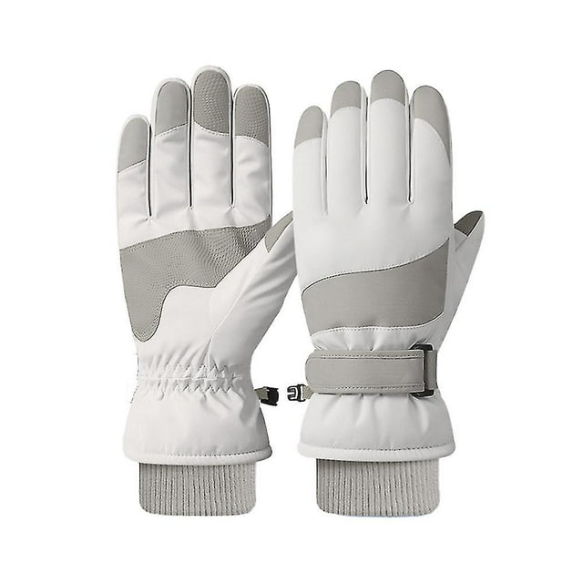 Guantes de esquí de invierno, guantes de snowboard impermeables con pantalla táctil, guantes cálidos