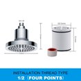 thumbnail image 4 of Enroslu Filtered Shower Head for Hard Water, 20 Stages Shower Filter, High Pressure Rain, Water Softener Showerhead, Reduces Dry Itchy Skin & Hair, 4 of 7