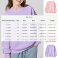 thumbnail image 6 of vdgthytj Girls Sweatshirt Cute Bow Crewneck Long Sleeve Casual Pullover Tops Blouse for Kids 4-15 Years, 6 of 6
