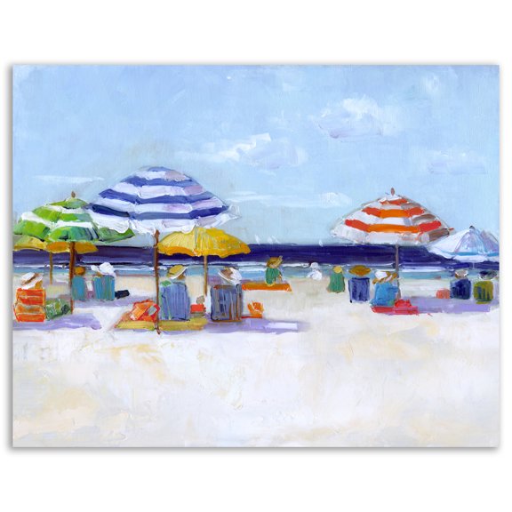 Beach Day Gallery-Wrapped Canvas Wall Art