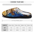 thumbnail image 2 of Mens Cozy Slippers Goosebumps Warm Soft Plush Slipper Slip-on House Shoes for Home Indoor Outdoor, 2 of 7