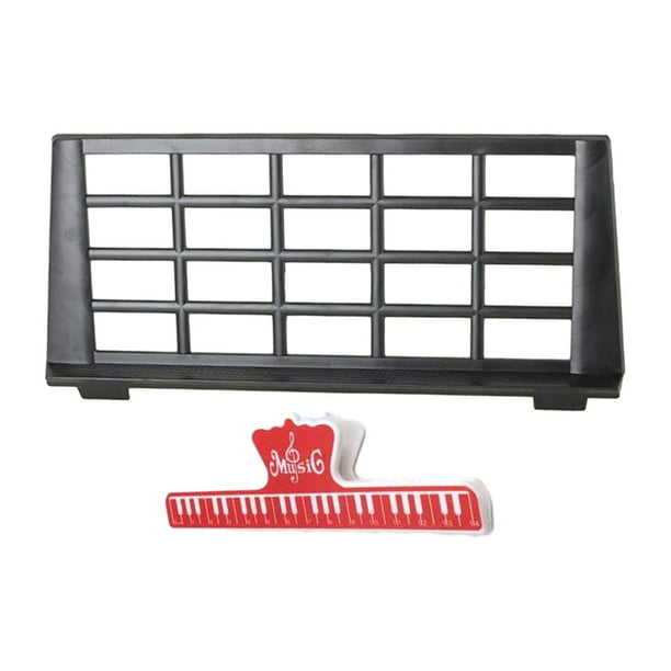 Atril para teclado, soporte para partituras musicales para principiantes en el escenario, órgano electrónico
