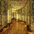 thumbnail image 4 of DAYBETTER Window Curtain Light,USB Plug-in Fairy Lights with Remote for Bedroom,Wedding,Christmas(Warm White), 4 of 7