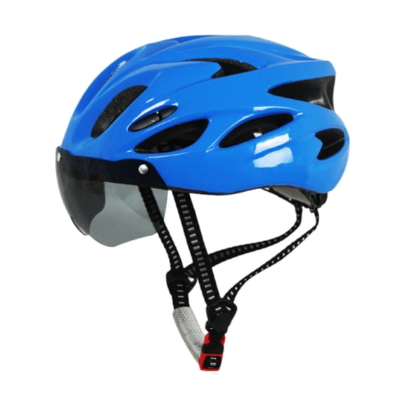 Casco de bicicleta para adultos, equipo de ciclismo, accesorios de ciclismo elegantes, casco de bicicleta transpirable, se ajusta a una circunferencia Azul