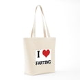 thumbnail image 7 of CafePress - I Love Farting Tote Bag - Unisex Canvas Tote Bag, Beige, 1-Piece, 7 of 7