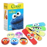 Curad Sesame Street Bandages Assorted Sizes 20 Each
