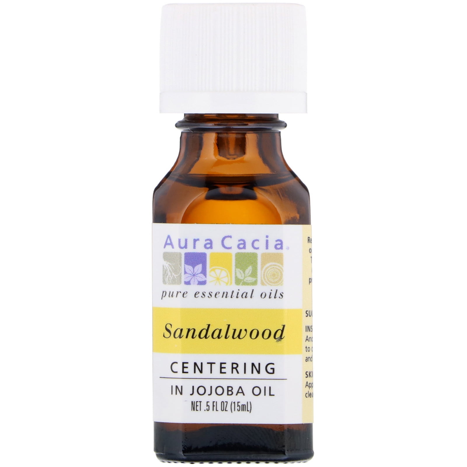 Aura Cacia Rose Otto in Jojoba Oil 0.5 fl. oz