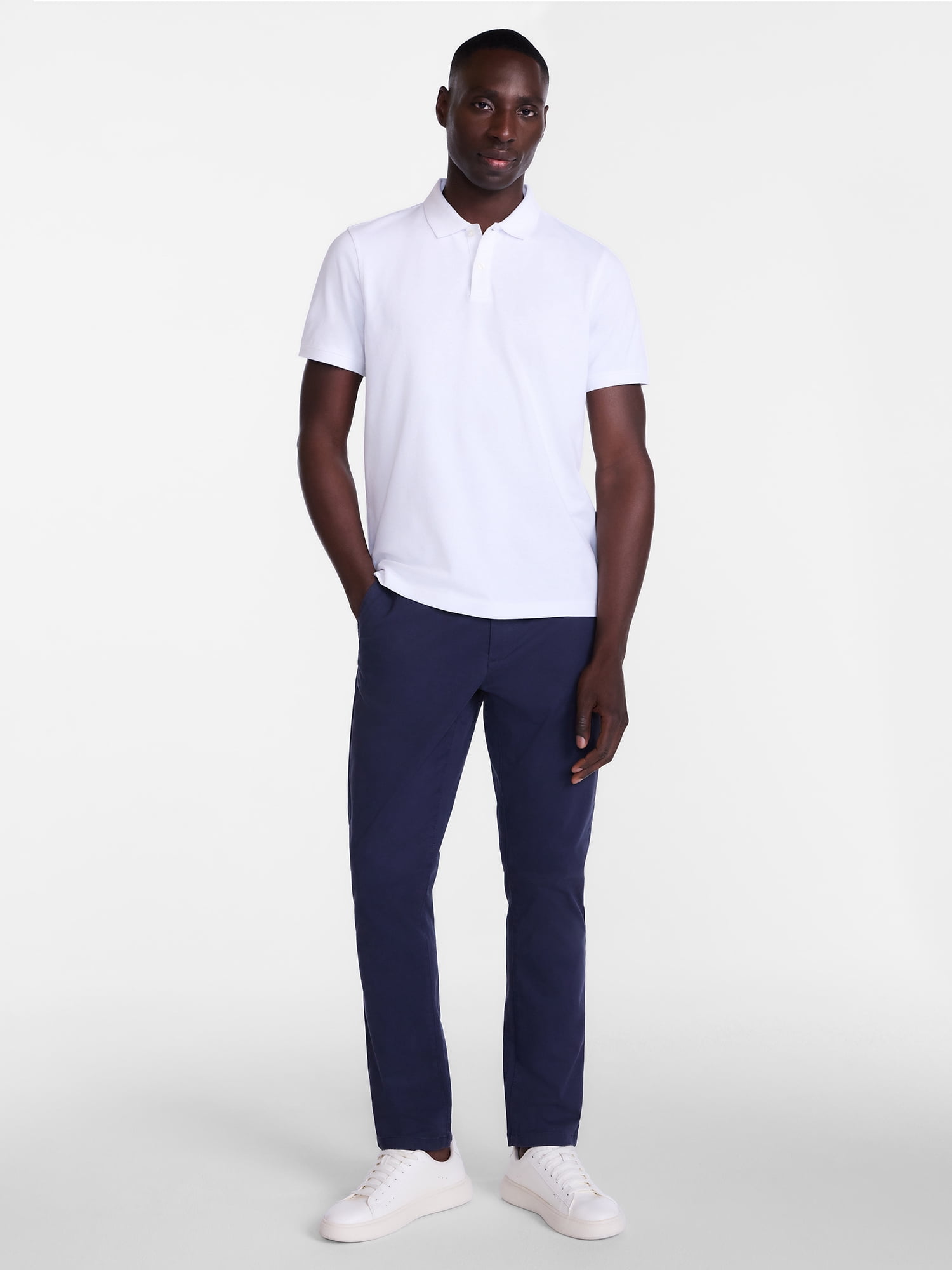 George Men's and Big Men's Classic Fit Pique Polo with Short Sleeves, Sizes XS-3XL, LT-4XLT, 2XB-6XB