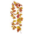 thumbnail image 1 of Guirnalda de arce artificial, puerta de entrada para el hogar, simulación de pared, hojas, decoración de vid, adorno navideño, tipo 9 Methold HA001259-09, 1 of 5