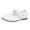 White, variant on NOKIO Girls Mary Jane School Uniform Shoes Toddler Little Girl Mary Jane Dress Shoes Ballet Flats for Girl Party School Shoes Wedding Party Dance Shoes Flower Girls Mary Jane Shoes