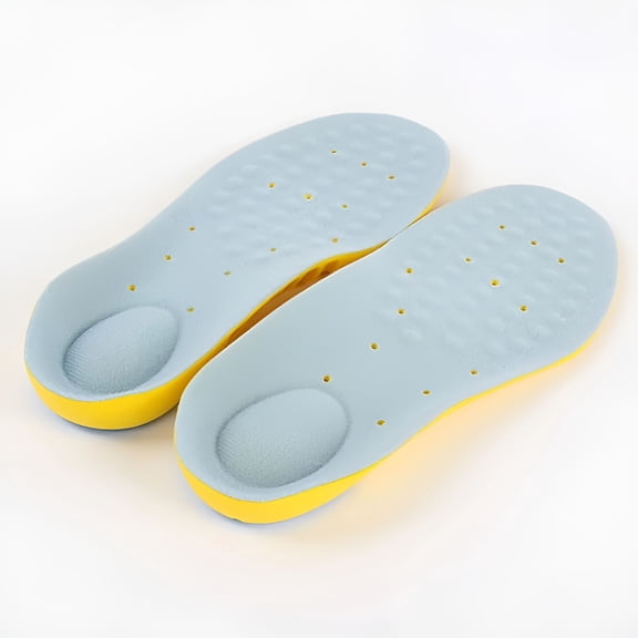 TELOLY Memory Foam Arch Supports Shock Absorption Athletic Shoe Insoles Pads