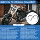 thumbnail image 2 of Ofertas Únicas 110cm Cable Bowden No.8831200 Nippel para Harley Sportster XL883 XL1200 2002-2014, 2 of 7