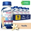 Ensure Plus Meal Replacement Nutrition Shake, Vanilla, 8 fl oz, 16 Count