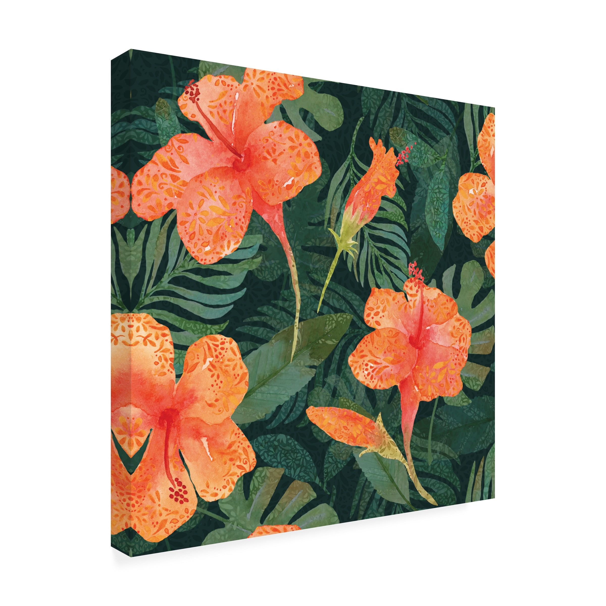Yachal Design 'Tropical Blossoms 300' Canvas Art