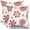 White Red Xmas Snowflakes, variant on Red White Snowflakes Winter Christmas Pillow Covers 18x18 Set of 2 Xmas Snow Holiday Decoration Print Decorative Outdoor Pillowcases Seasonal Farmhouse Throw Cushion Case Decor for Couch Sofa Bed