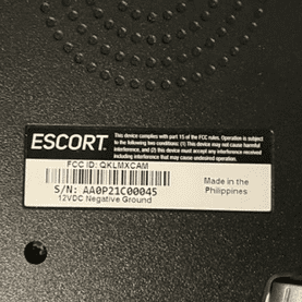 Escort MAXcam 360c Radar Detector and Dash Camera Black 0100046-1