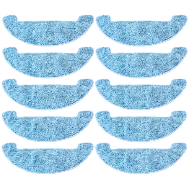 Piezas de aspiradora SHUYMXG 10 Piezas paño de fregona para limpiador robótico A4 color azul
