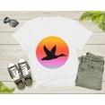 thumbnail image 4 of Cool Flying Duck Animal Silhouette at Sunset Nature Bird T-Shirt Duck Bird T Shirt for Men Women Kids Boys Girls Duck Hunting Hunter Gift, 4 of 8
