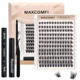 thumbnail image 1 of Kit de Extensiones de Pestañas Maxcomfi 8-16 mm 144 Racimos, 1 of 9