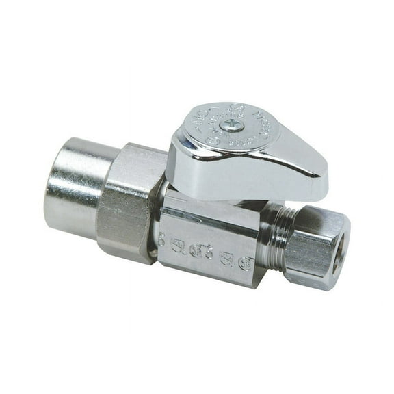 BRASS CRAFT SERVICE PARTS 1/2x3/8 Str CPVC Valve G2PR14X CD