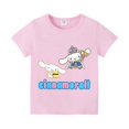 thumbnail image 1 of Cinnamoroll-Camiseta de Sanrio para niñas, ropa Kawaii de algodón, cómoda, Base de Anime, 1 of 4