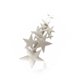 thumbnail image 5 of Horquilla para el pelo, tocado plano de estrella de cinco puntas, piezas de ajuste doradas plateadas, Clips lisos de decoración para mujer, Ropa, zapatos y accesorios Miscelánea Niebla plateada Sonducket AP016973-04, 5 of 6
