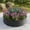 Black-4 ft, variant on Round Raised Garedn Bed,32.08"*11.4" Metal Raised Beds,Outdoor Garden Raised Planter Box for Flowers, Herbs, Fruits,Silver
