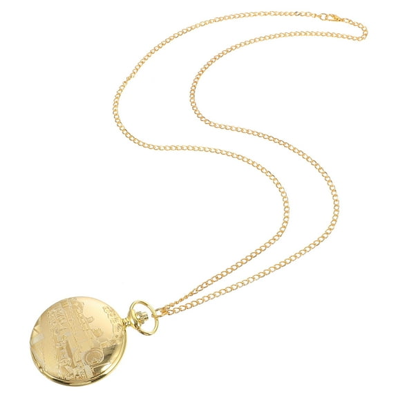 FRCOLOR  Train Pattern Pocket Watch Simple and Practical Miss