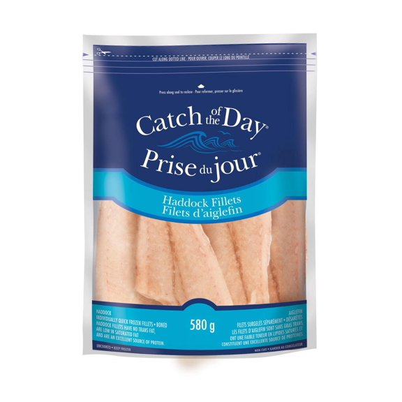 Catch  of the Day Haddock Fillets, 580 g