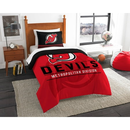 New Jersey Devils The Northwest Company Nhl Draft Twin Comforter